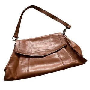 HOBO Brown Leather Shoulder Bag